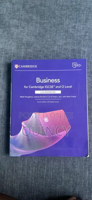 Cambridge Igcse and O Level Business Coursebook 4th Edition