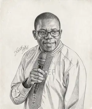 Apostle Moses Mukisa's Pencil Art Portrait — Let's Draw Yours Too