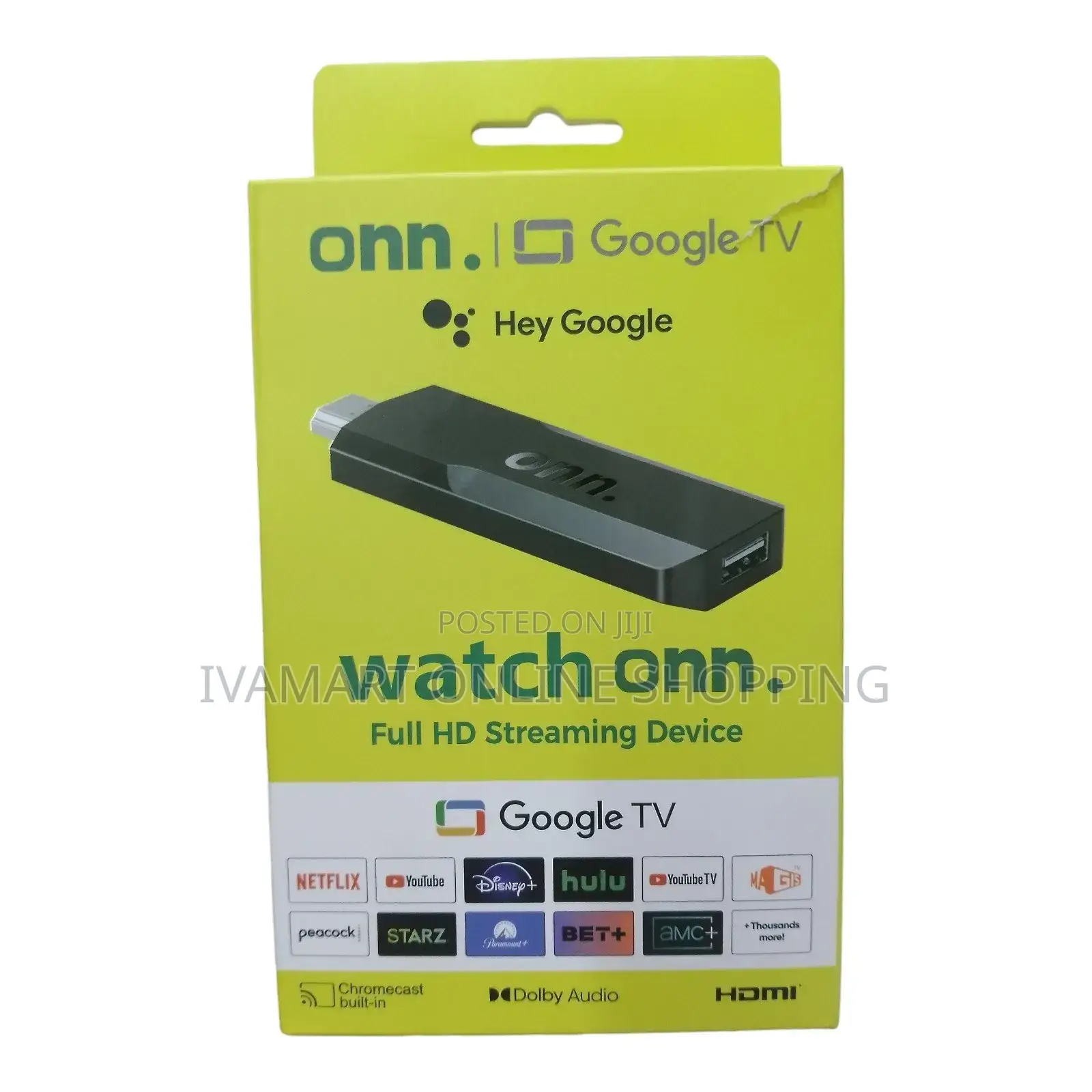 Onn Android Tv Stick - Google Tv Full Hd Streaming