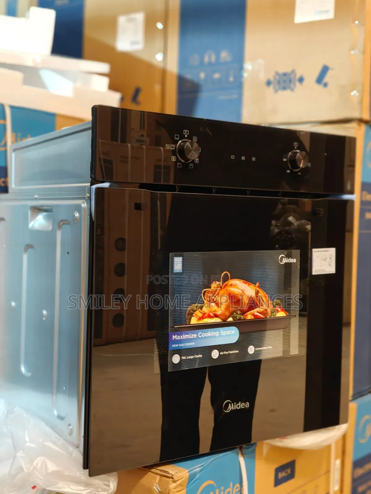 80ltrs 6 Function Midea Built-in Oven With a Fan