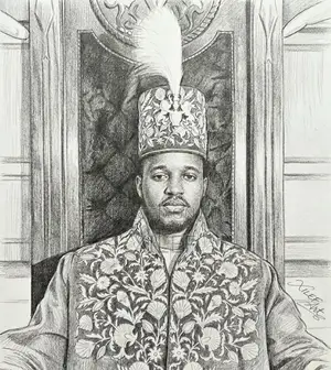 Omukama Oyo Kabamba Iguru's Pencil Art Portrait — Let's Draw Yours Too