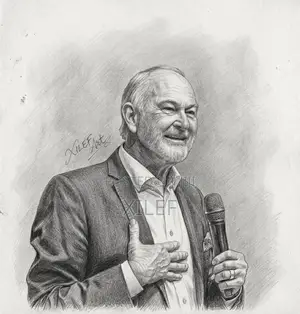 Pastor Gary Skinner's Pencil Art Portrait — Let's Draw Yours Too