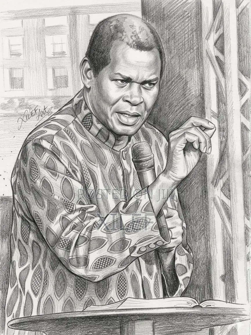 Pastor Robert Kayanja's Pencil Art Portrait Let's Draw Yours Too