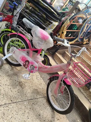 Pink Kids Bicycle 