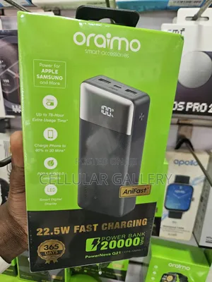 Oraimo Power Bank Power Nova Q21 20000mah 22.5w
