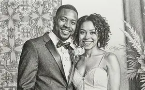 Turn Your Wedding Photo Into Stunning Pencil Art