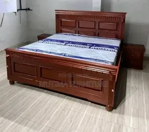 Frame Bed 5x6 Mahogany Color