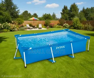 2.6m X 1.6m X 65cm Rectangular Steel Frame Intex Swimming Pool