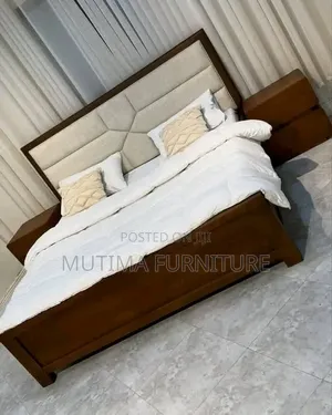 6by6 Bed Mahogany Color