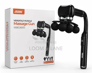 MDHL Deep Tissue Massage Gun – 10 Heads Portable Body Massager