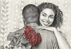 Valentine's Gift That Lasts a Lifetime — A Special Pencil Art Portrait