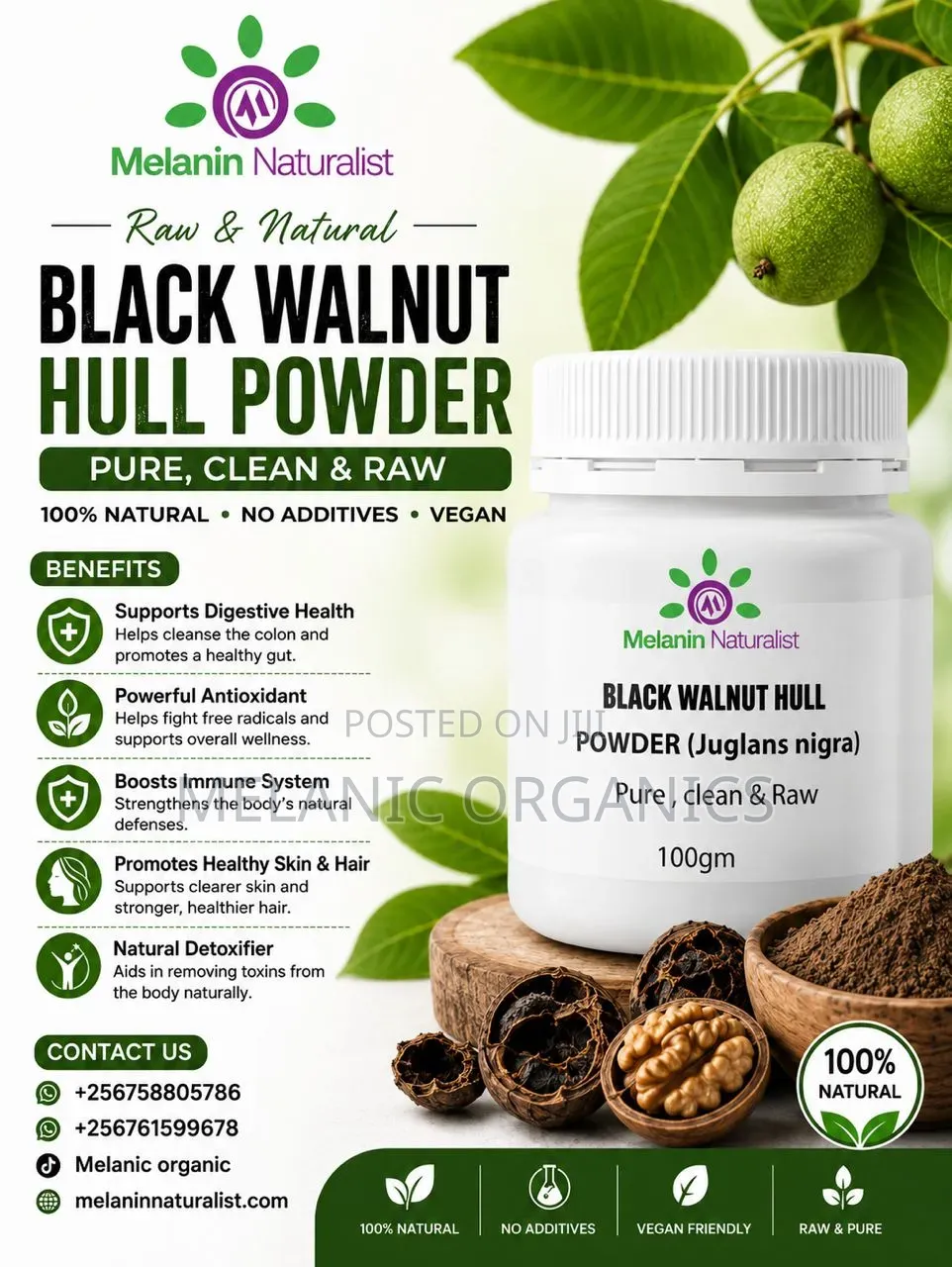 Black Walnut Hull Powder