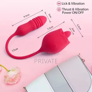 Rose Vibrator Female Dildo G Spot Clit Stimulator