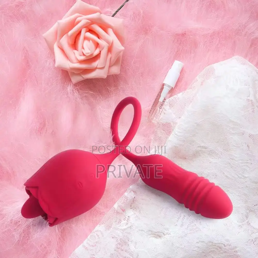 Rose Vibrator Female Dildo G Spot Clit Stimulator