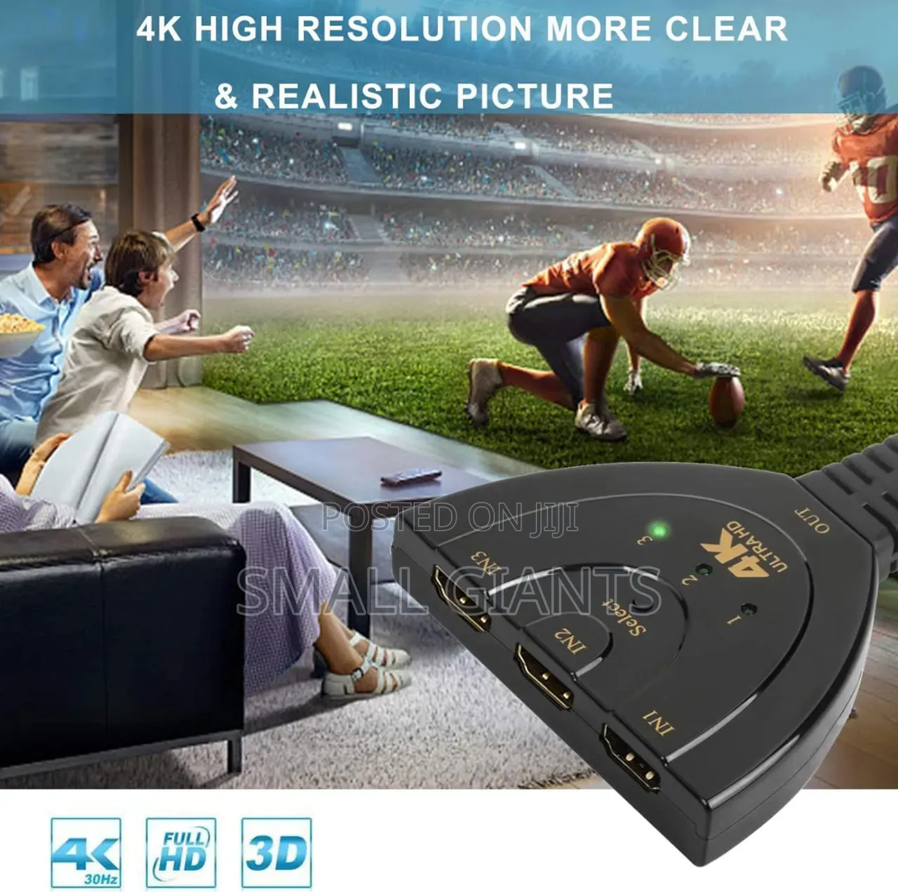 3 Port Hdmi Switcher