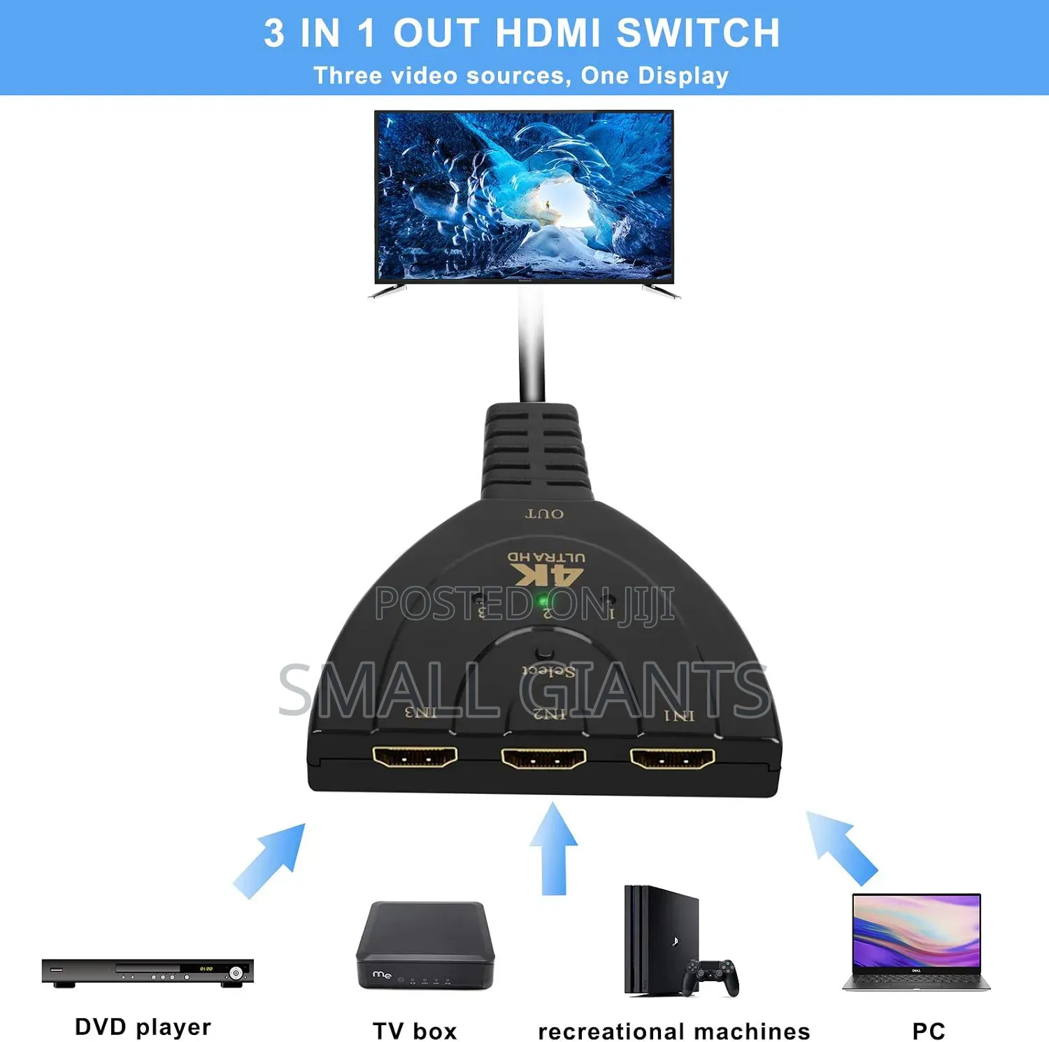 3 Port Hdmi Switcher