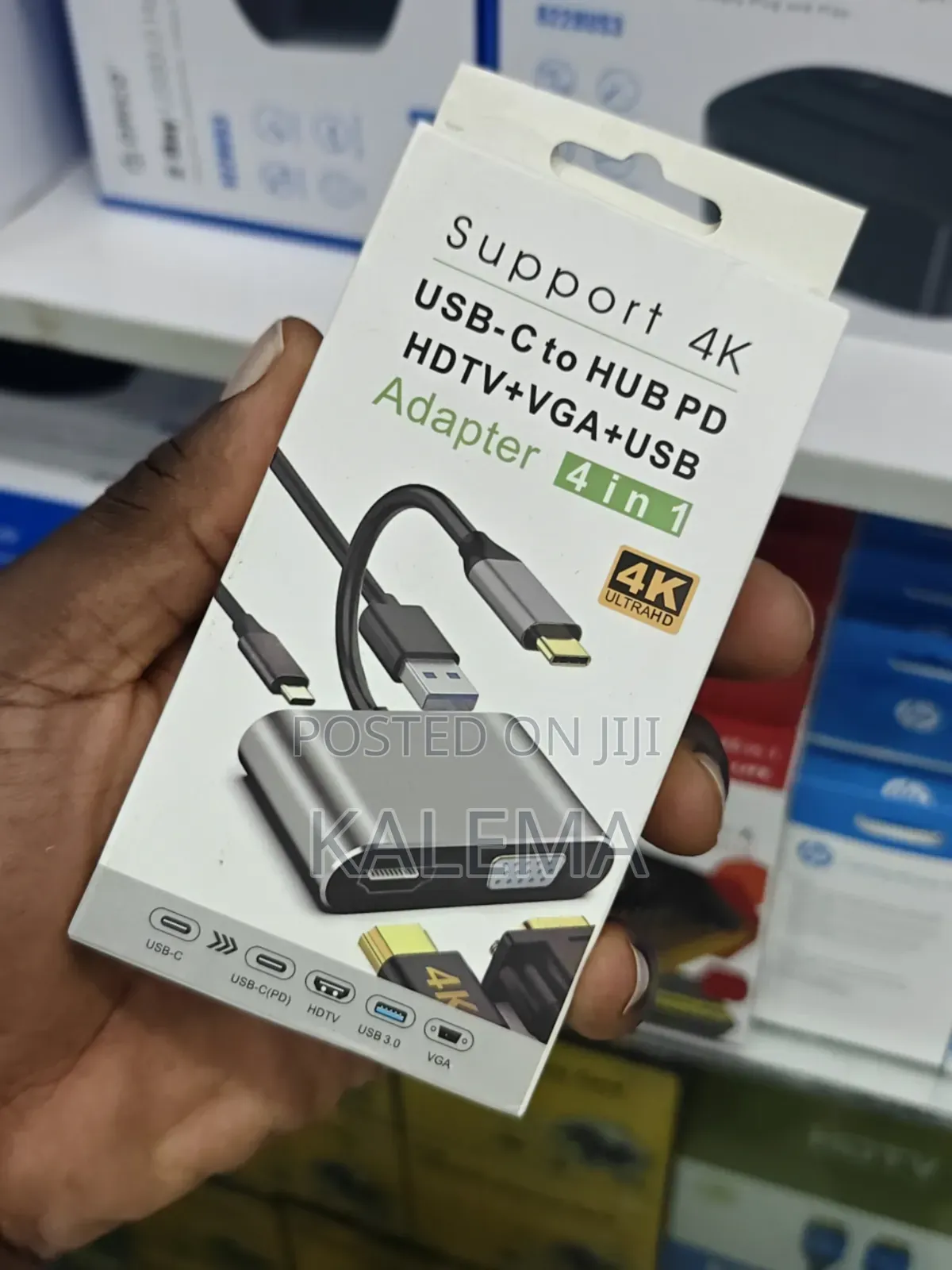 Usb-C to Hub Pd Hdtv+Vga+Usb