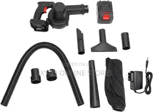 An Electric Handheld Cordless Leaf Blower