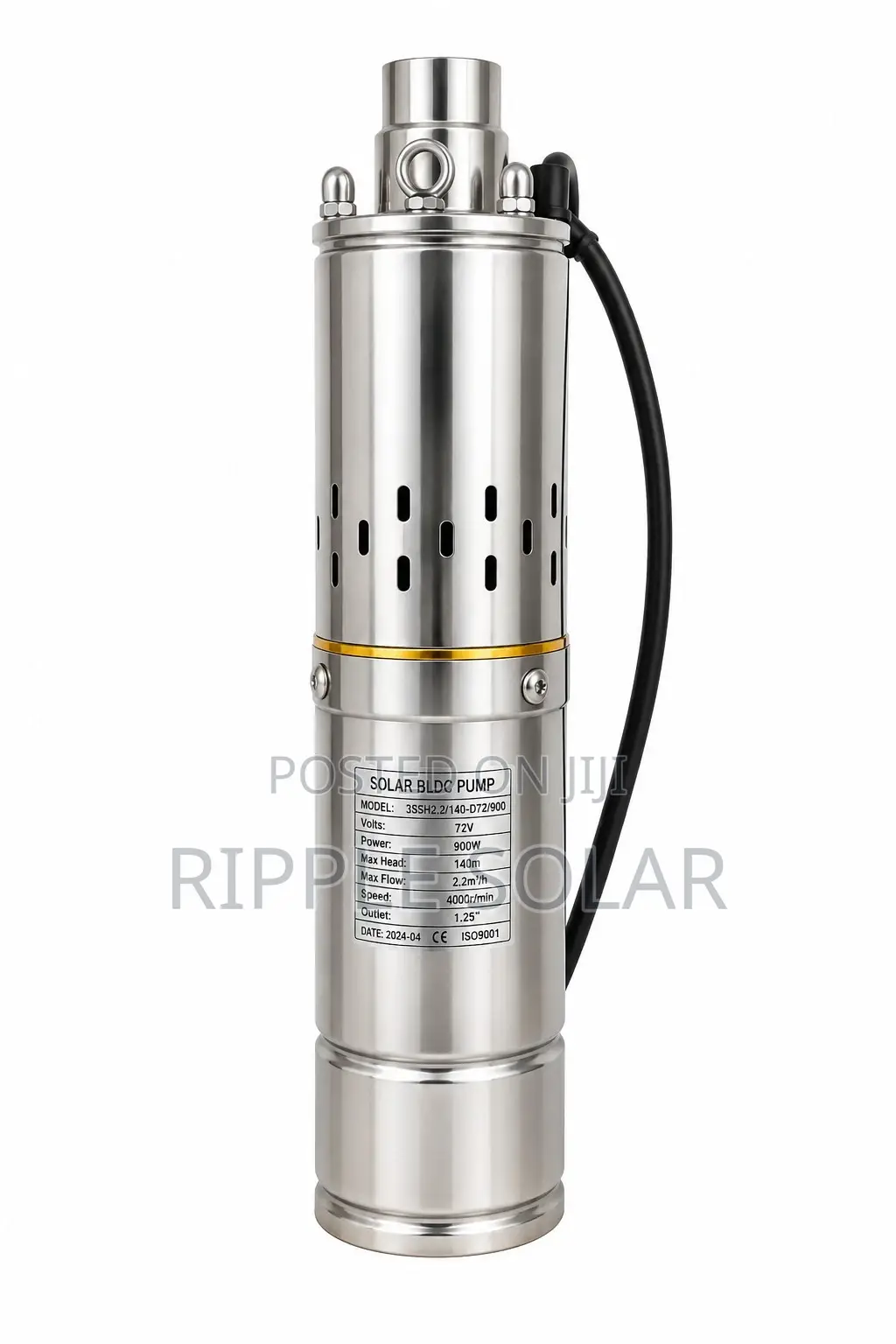 Solar Water Pump 900w 140m Deep Well Borehole 72v