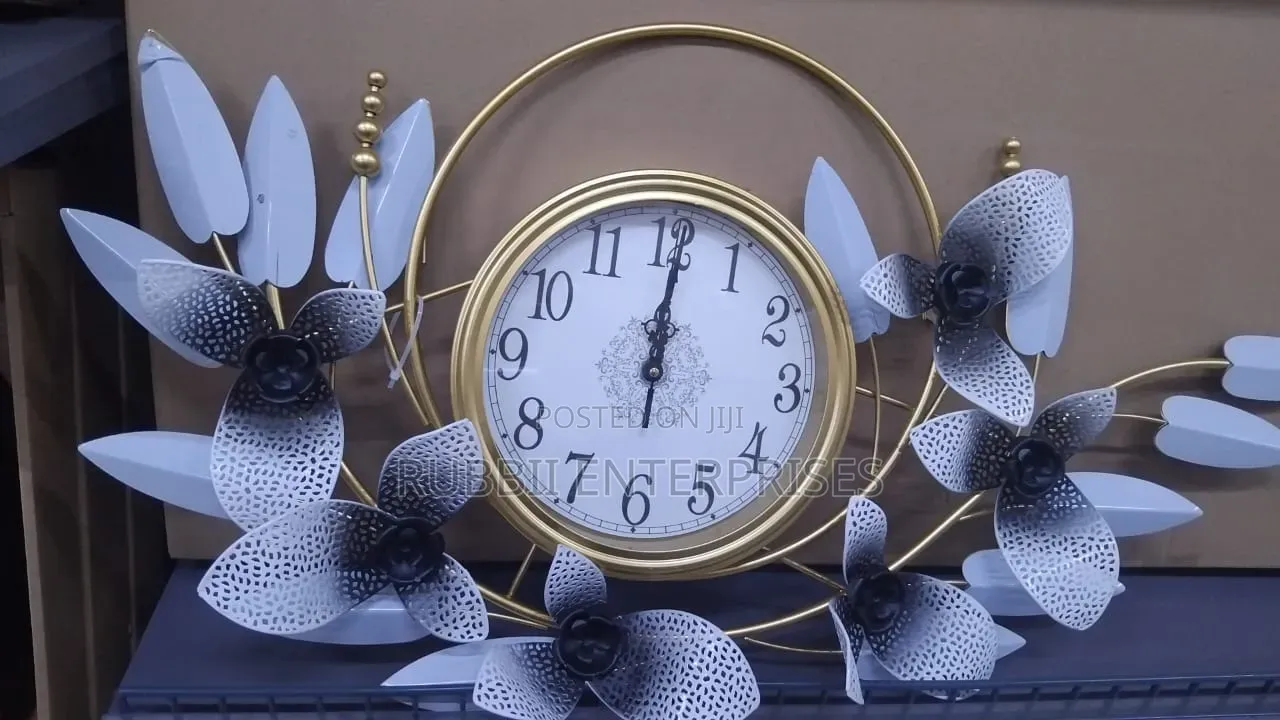 Floral Wall Clock
