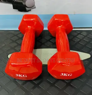 3kg Vinyl-Coated Dumbbells