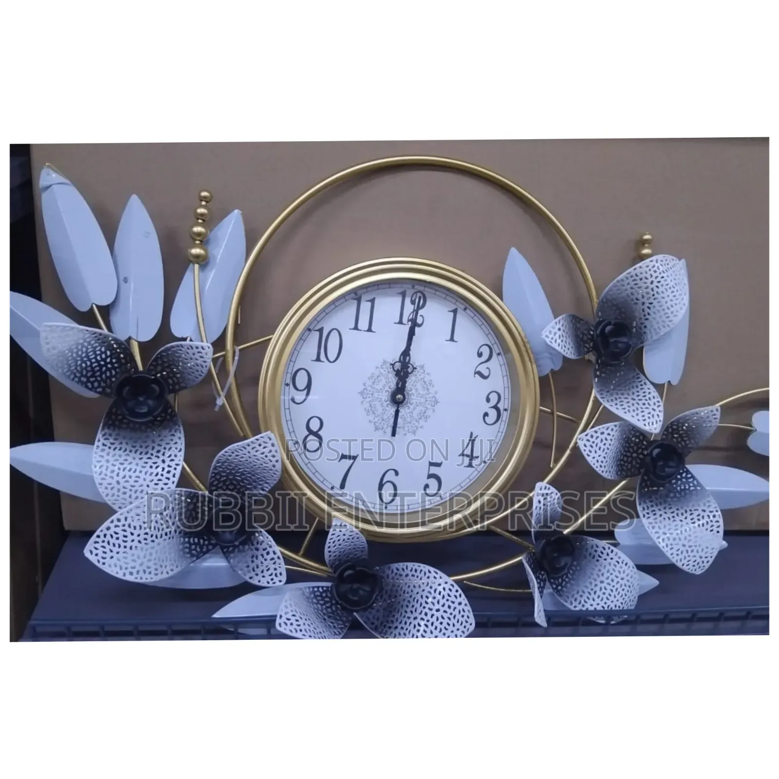 Floral Wall Clock