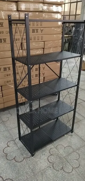 A 5 Layer Foldable Kitchen Storage Rack, Kitchen Rack