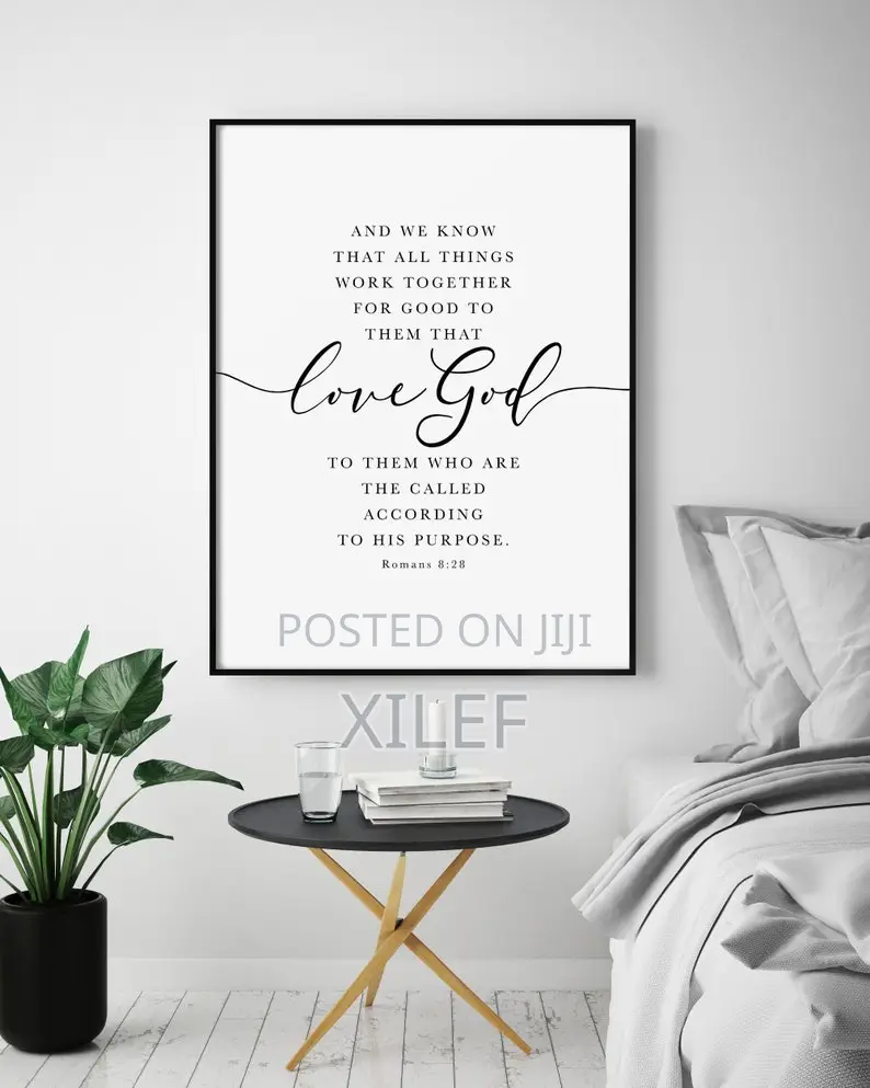 1-Piece Christian Home Décor | Bible Verse Wall Art