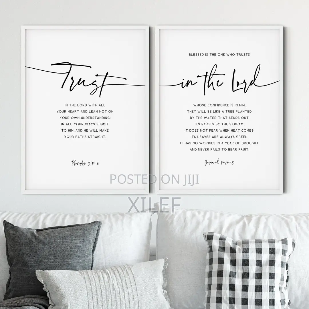 2-Piece Christian Wall Art Pieces | Duo Set