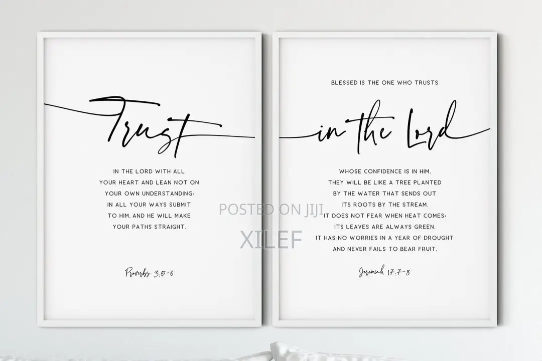2-Piece Christian Wall Art Pieces | Duo Set