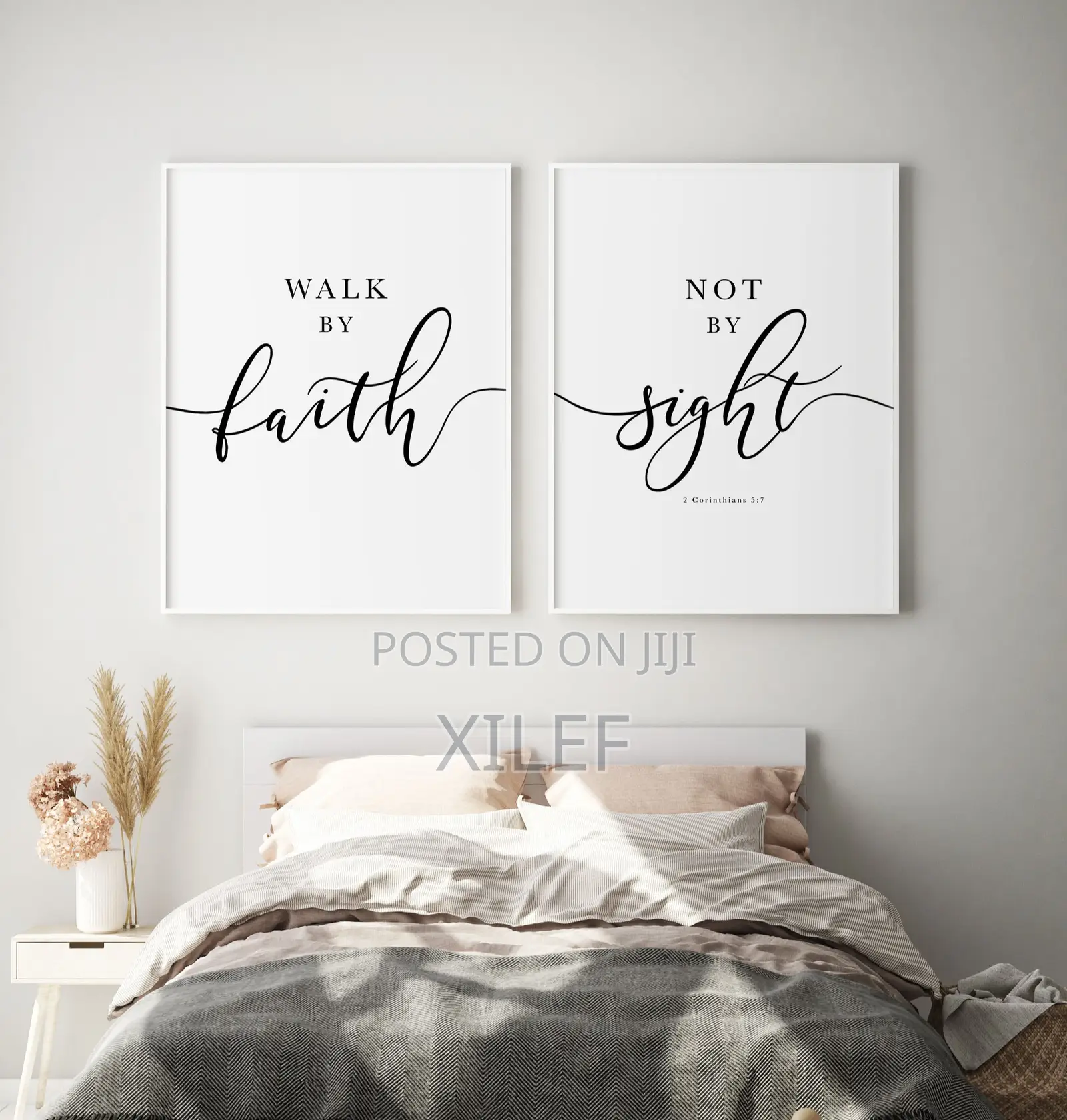 2-Piece Christian Scripture Wall Art Décor | Duo Set