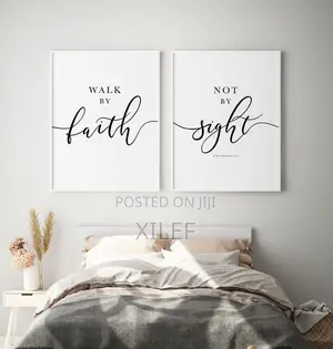 2-Piece Christian Scripture Wall Art Décor | Duo Set
