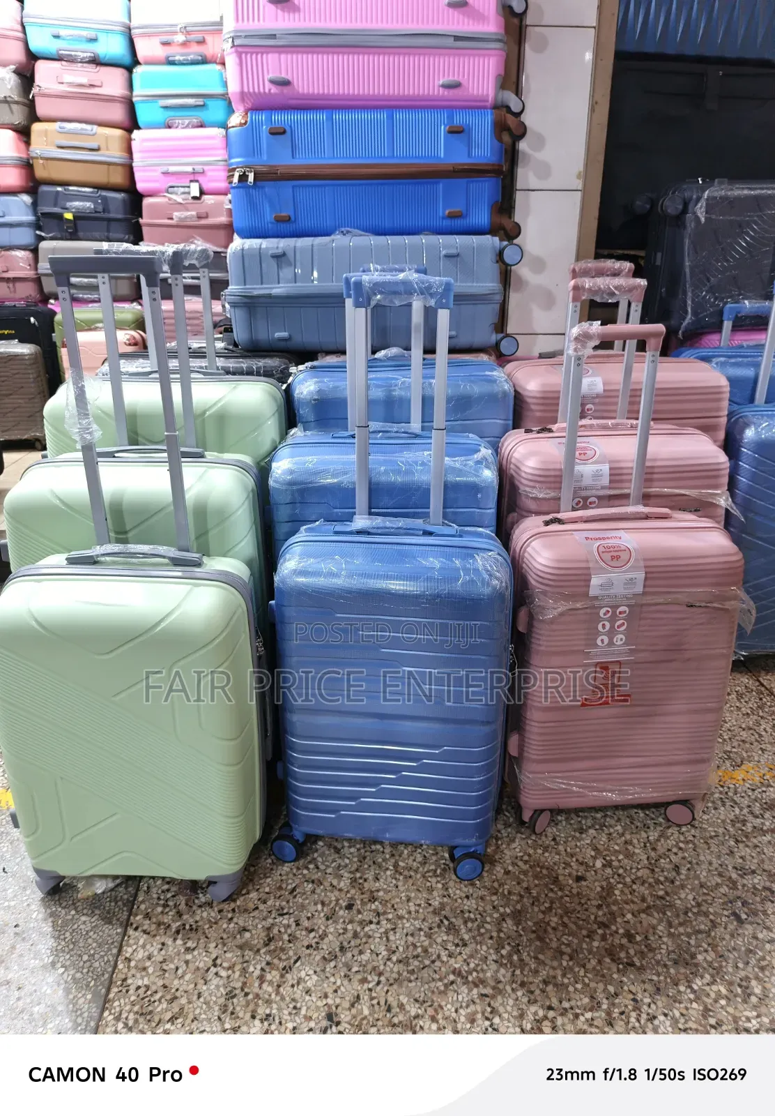 Original Plastic Suitcases in Full Sets