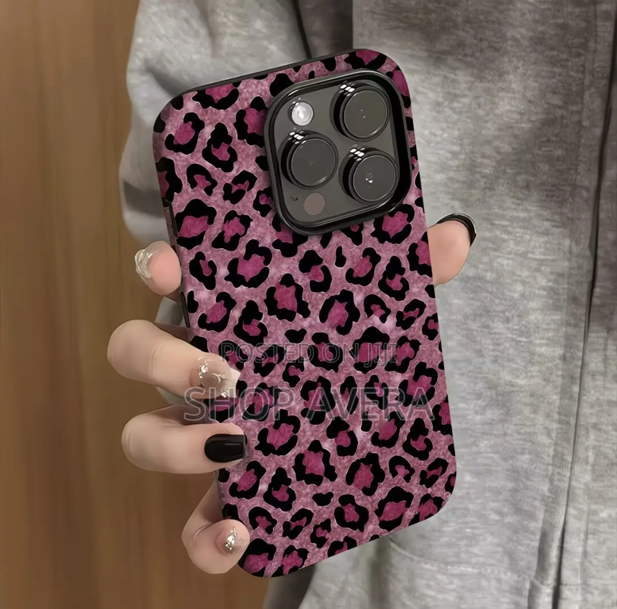 Pink Leopard Print iPhone 11pro Phone Case