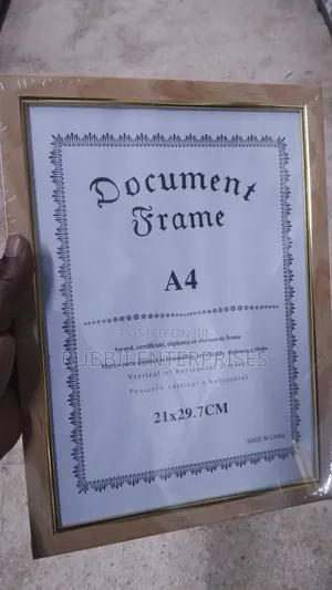 A4 Document Frame