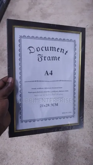 A4 Document Frame