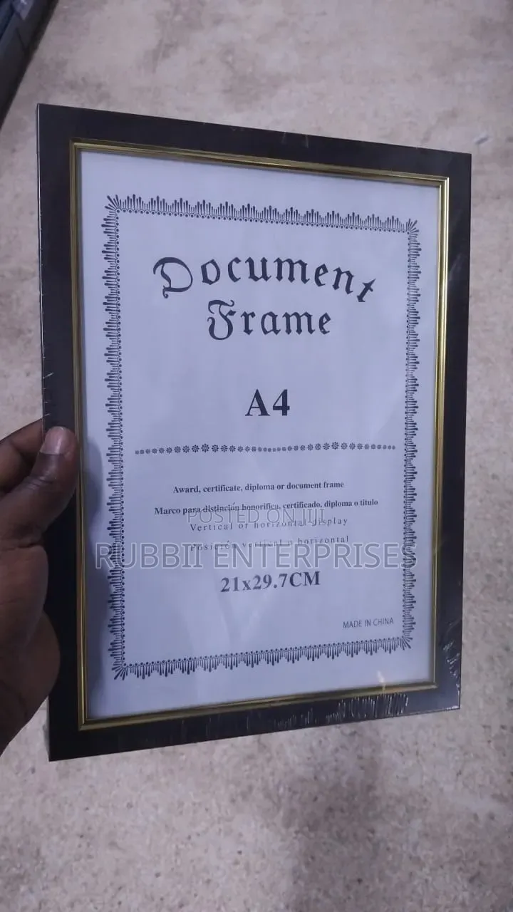 A4 Document Frame