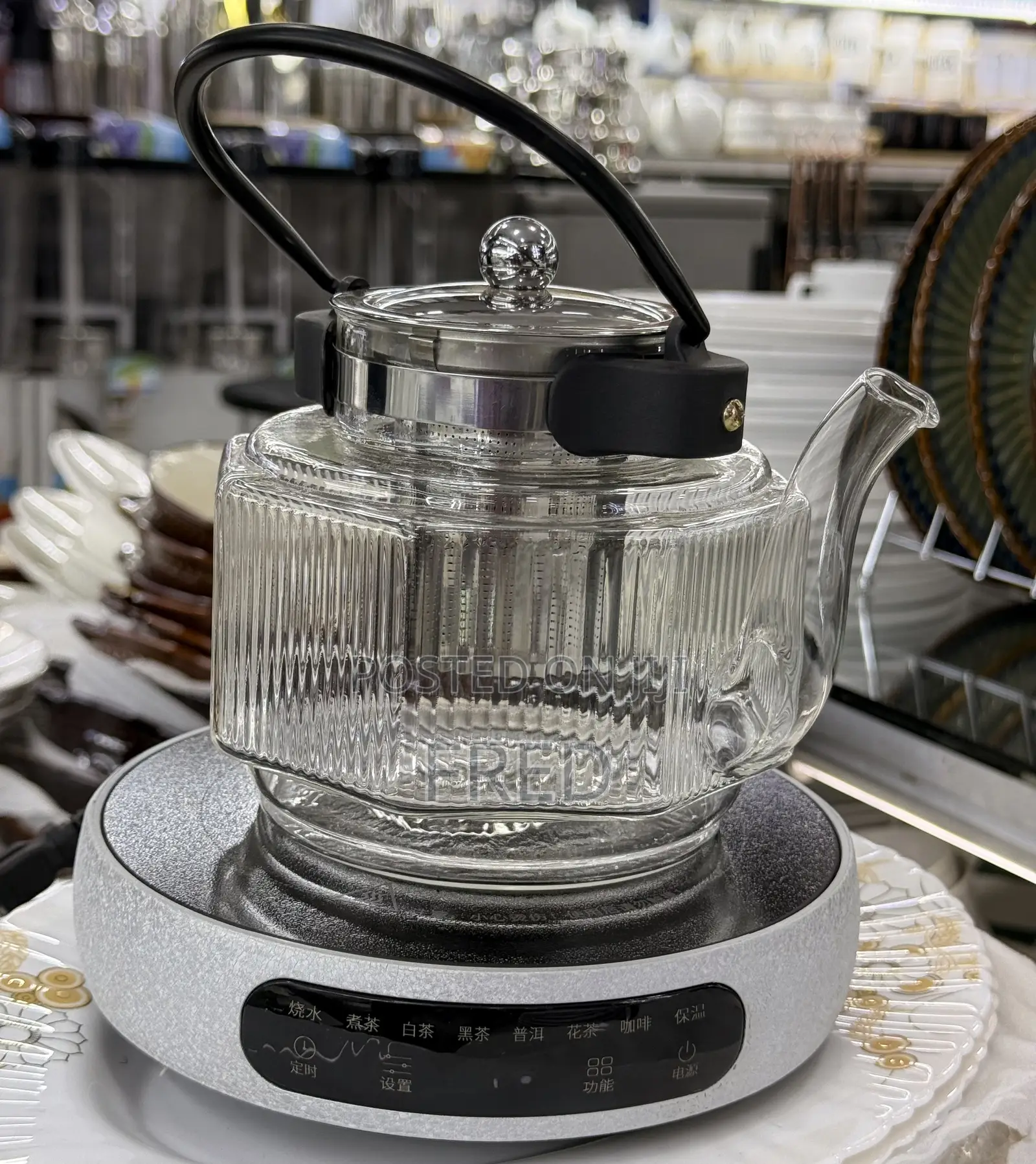 High-Borosilicate Glass Teapot