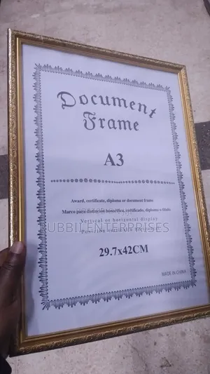 A3 Document Frame