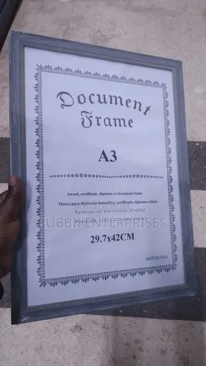 A3 Document Frame