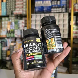 Shilajit 8-in-1 Capsules With Ashwagandha Panax Ginseng – 60 Caps
