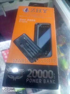 Zhy-P209 20000mah Power Bank With a Digital Display .