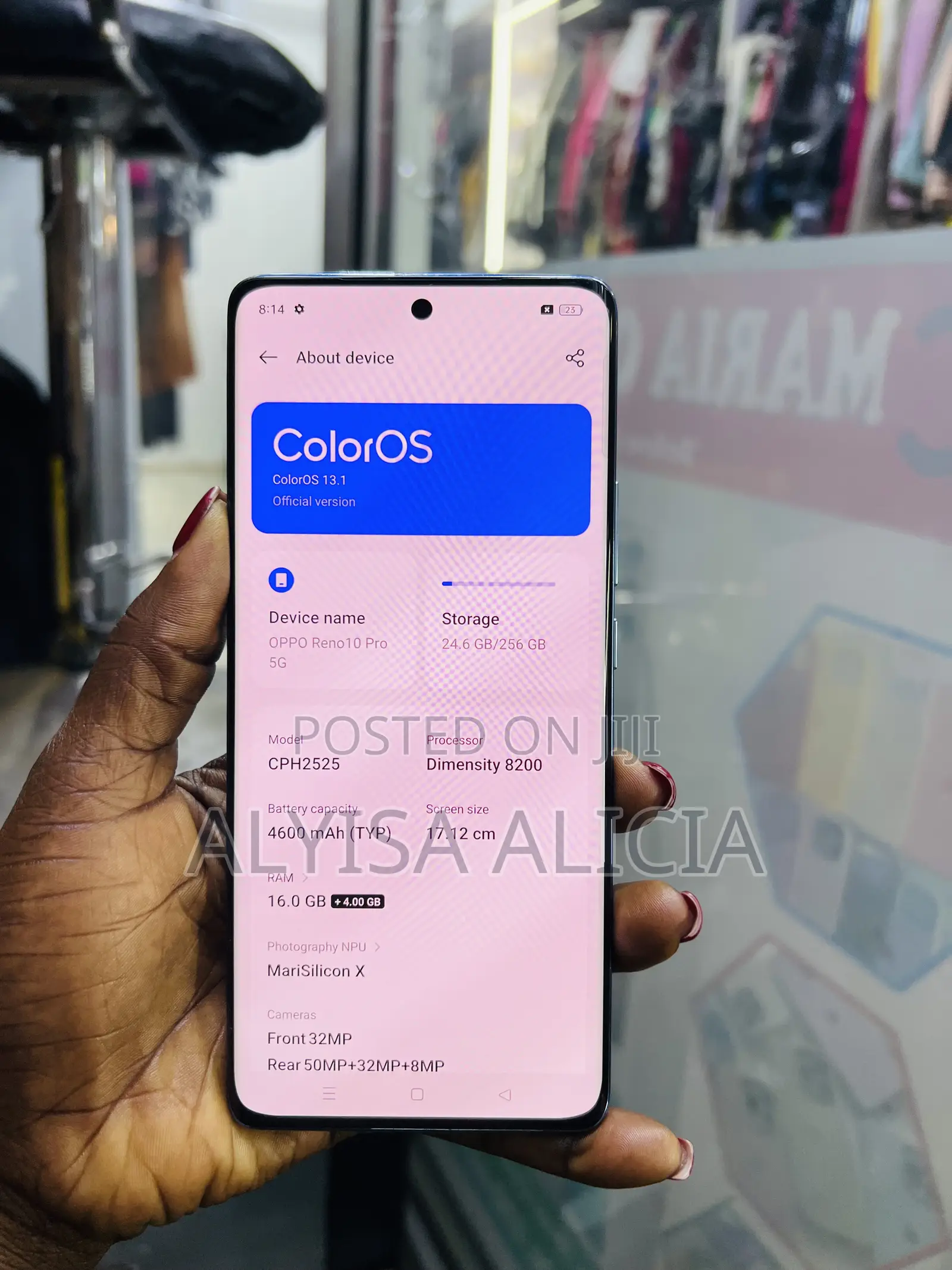 Oppo Reno10 Pro 256 GB Silver
