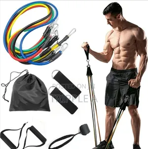 11pcs High Quality All Exercise Resistant Bands