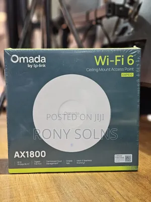 Tp-Link Omada Eap610, an Ax1800 Ceiling Mount Wi-Fi 6 Access Point
