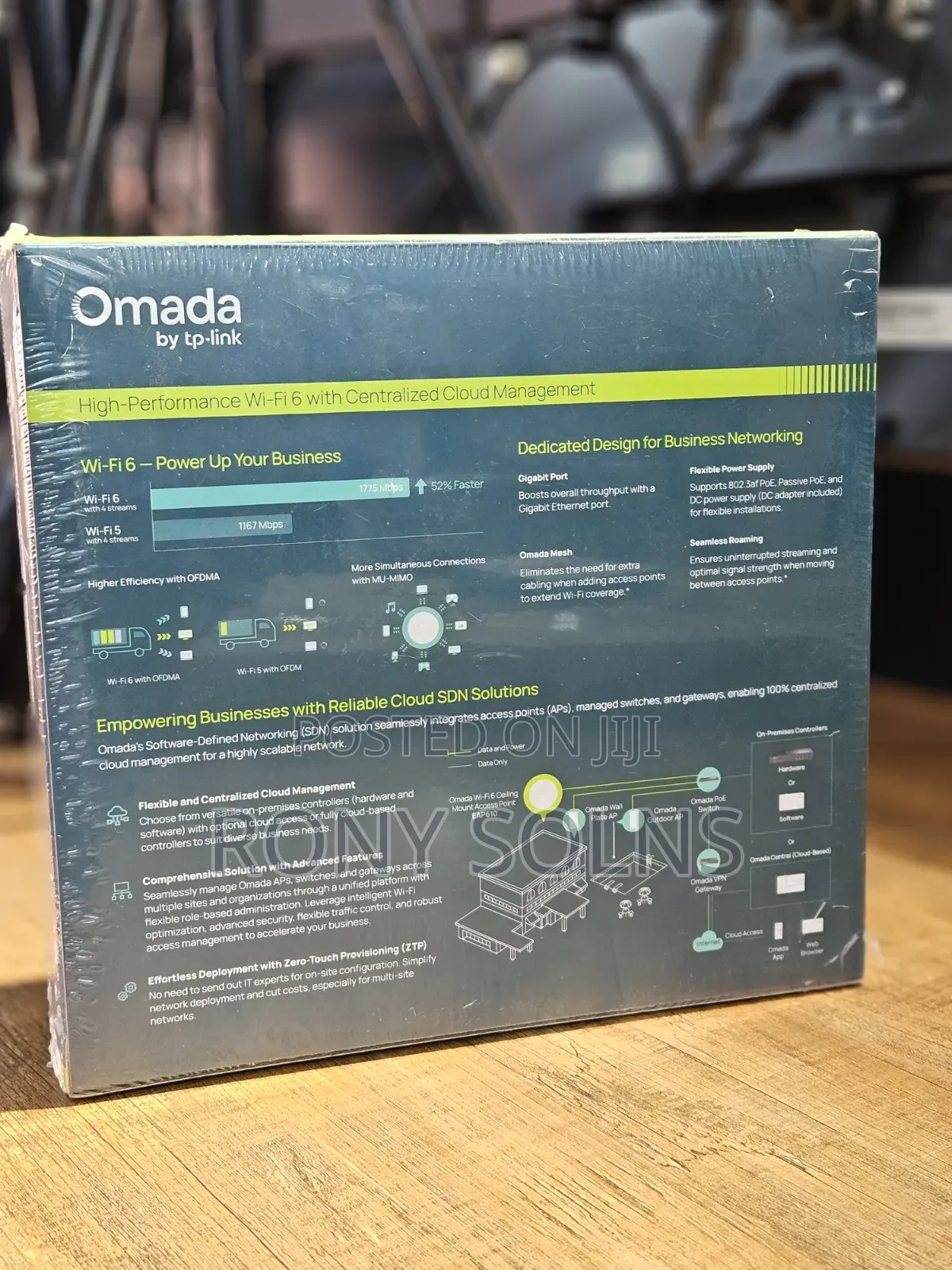 Tp-Link Omada Eap610, an Ax1800 Ceiling Mount Wi-Fi 6 Access Point