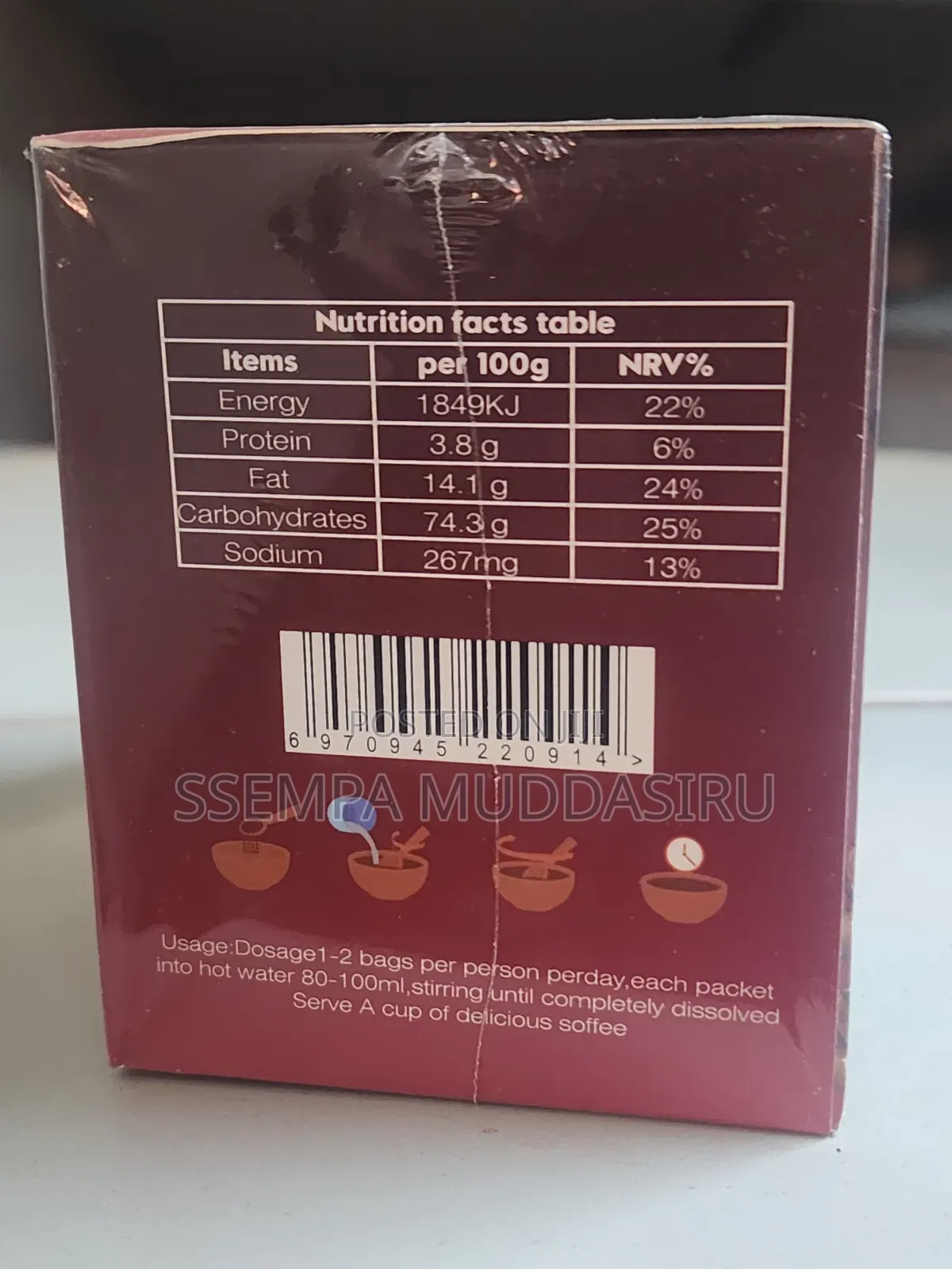 Wolf Berry Maca Coffee,20 Packets