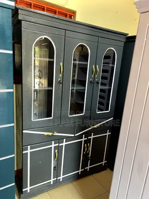 Side Board in Grey and White