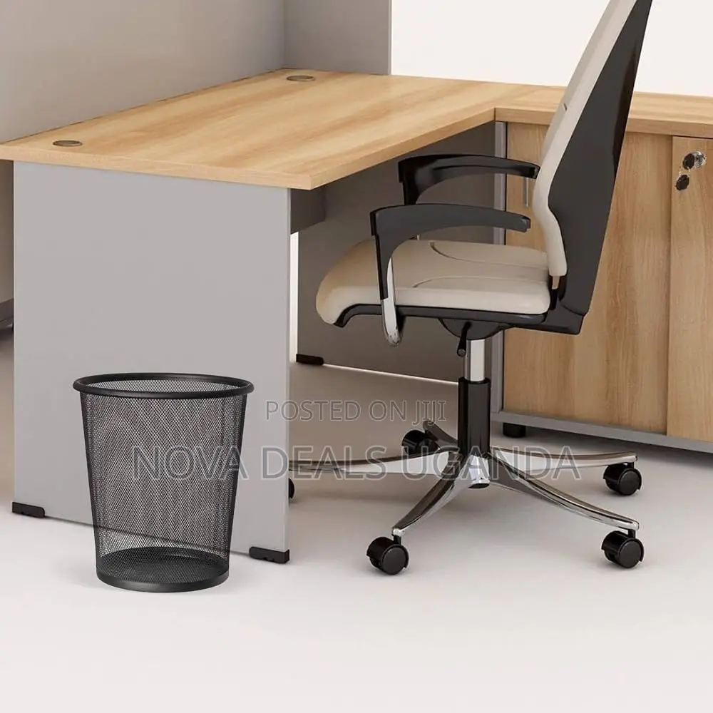 Multi-purpose Mesh-wire Circular Trash Dust Bin