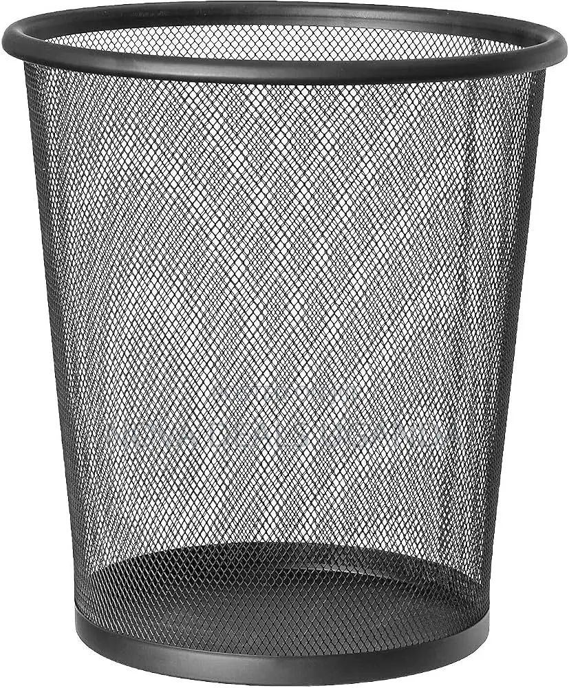 Multi-purpose Mesh-wire Circular Trash Dust Bin